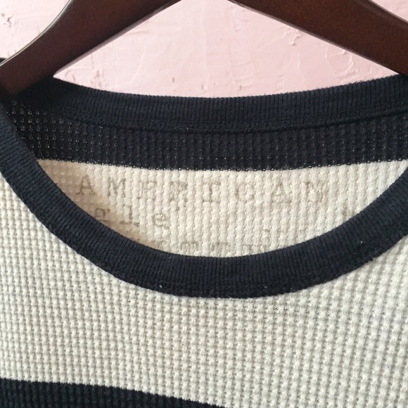 Signature American Eagle Striped Crewneck Sweater - Picture 5 of 8